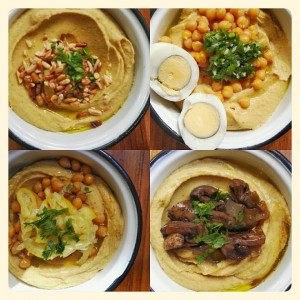 Variedad en La Hummusería